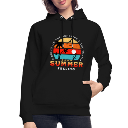 Unisex Bio-Hoodie -bring on the sunshine- - Schwarz