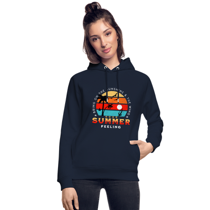 Unisex Bio-Hoodie -bring on the sunshine- - Navy