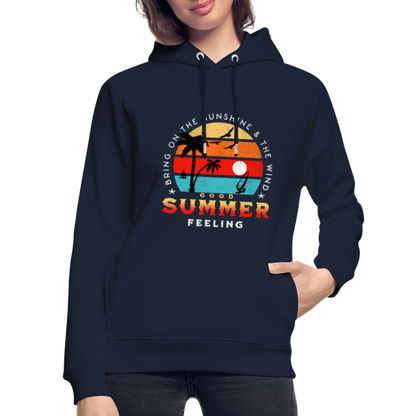 Unisex Bio-Hoodie -bring on the sunshine- - Navy