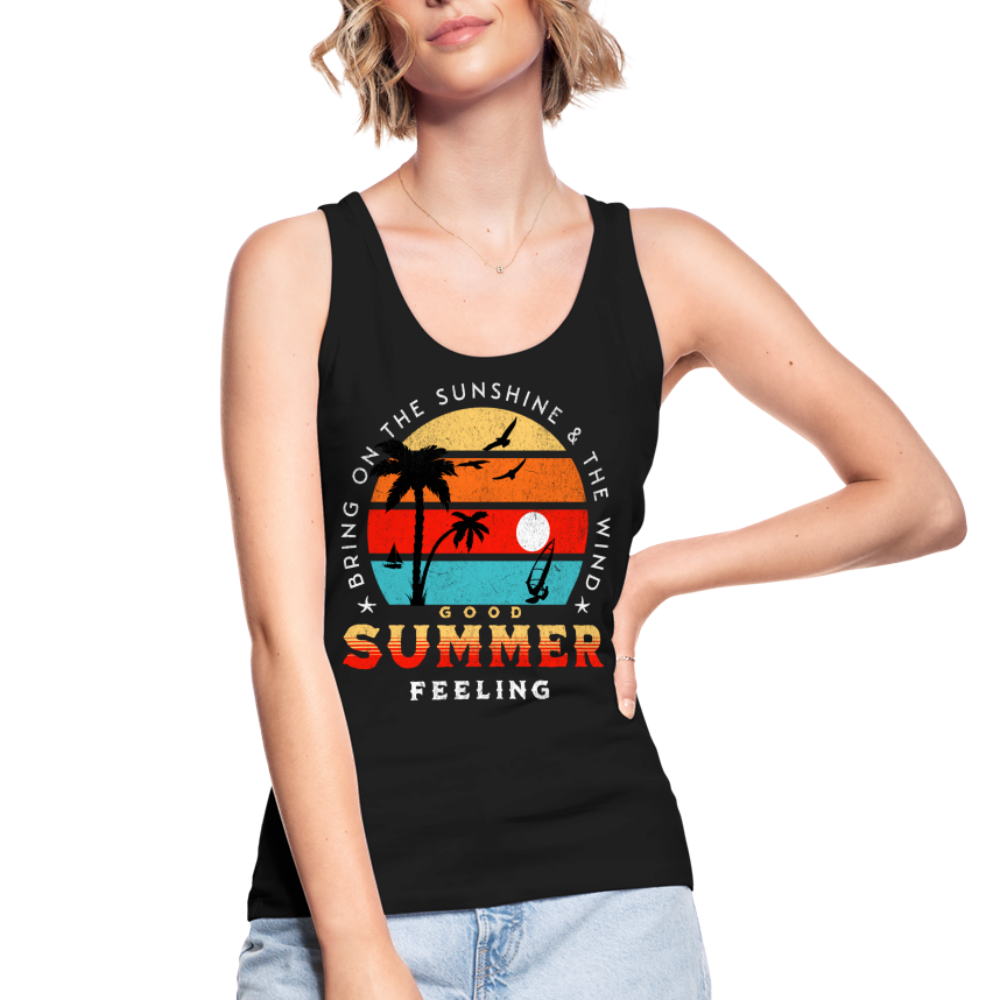 Frauen Tank Top -bring on the sunshine- - Schwarz