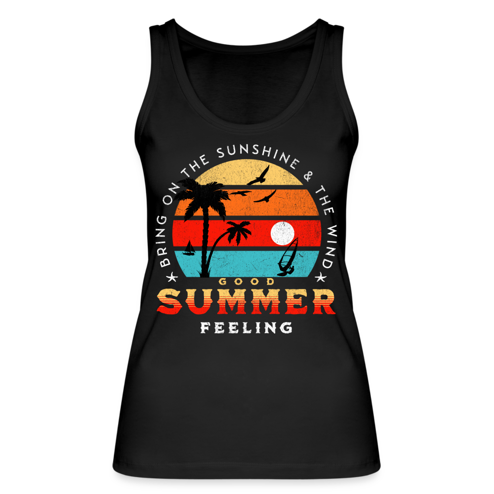 Frauen Tank Top -bring on the sunshine- - Schwarz