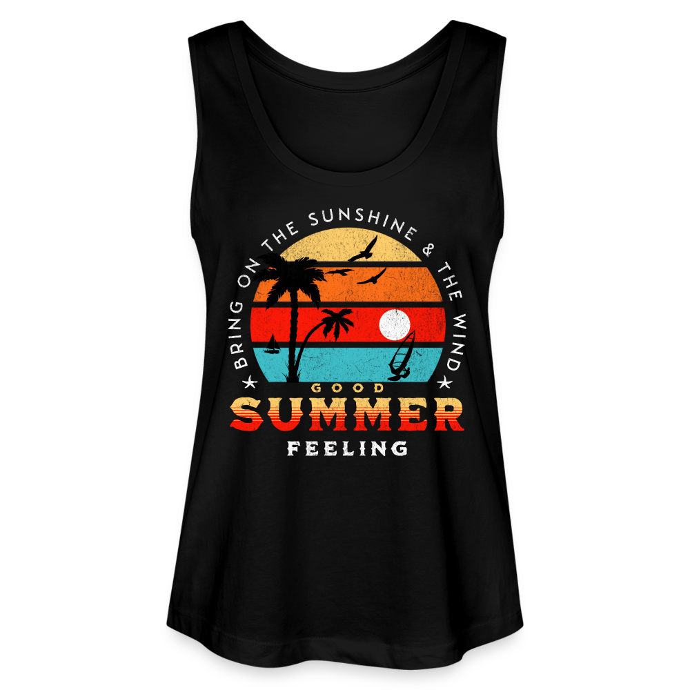 Frauen Tank Top MINTER -bring on the sunshine- - Schwarz