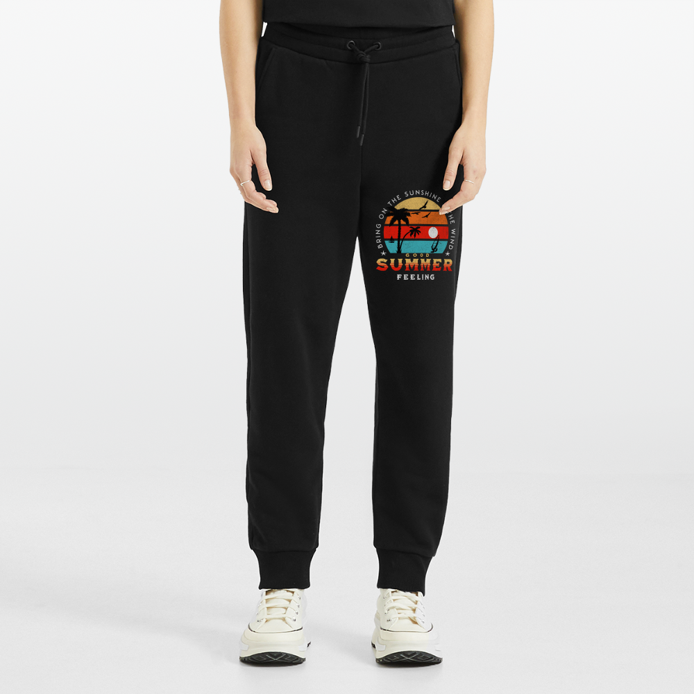 Relaxed Jogginghose -bring on the sunshine- - SOLID BLACK