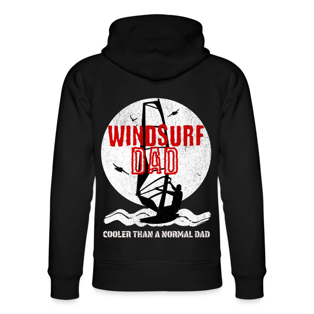 Unisex Bio-Hoodie - windsurf dad - Schwarz