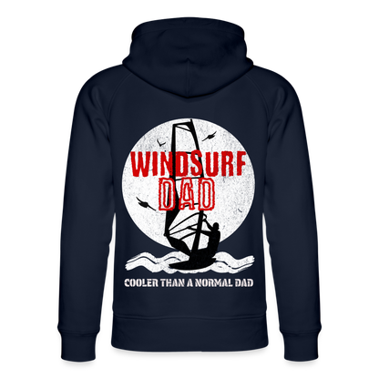 Unisex Bio-Hoodie - windsurf dad - Navy