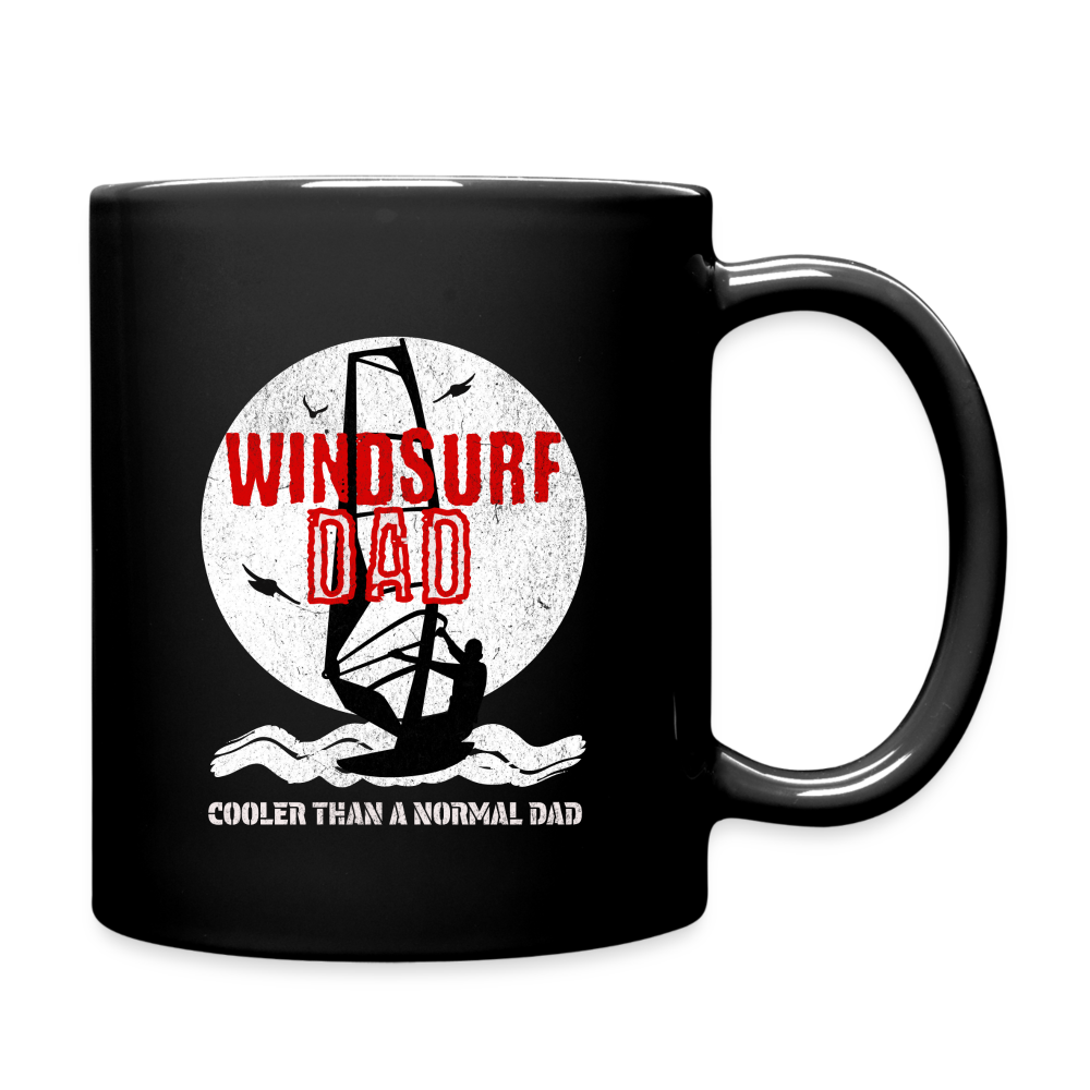 Tasse - windsurf dad - Schwarz