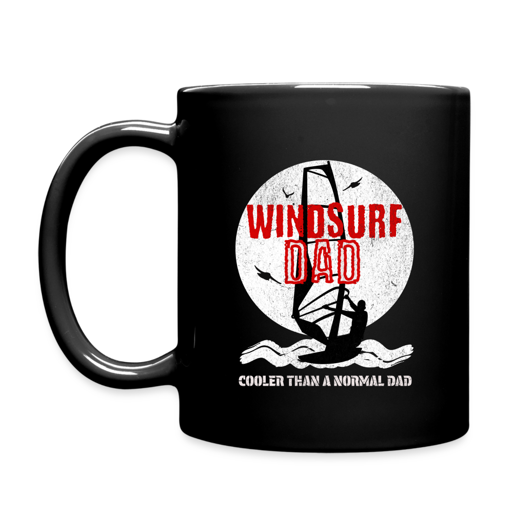 Tasse - windsurf dad - Schwarz