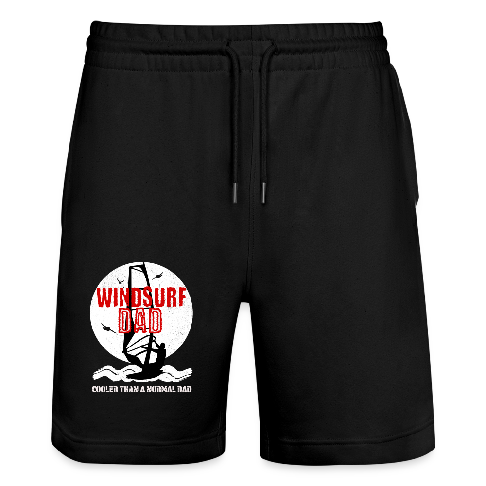 Unisex Bio Joggingshorts - windsurf dad - Schwarz