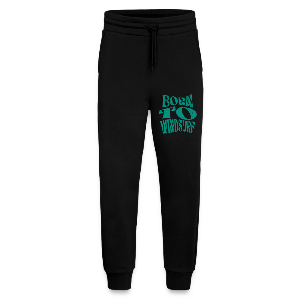 Relaxed Jogginghose Made in EU-born to windsurf- - SOLID BLACK