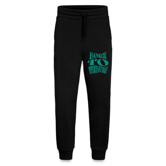 Relaxed Jogginghose Made in EU-born to windsurf- - SOLID BLACK