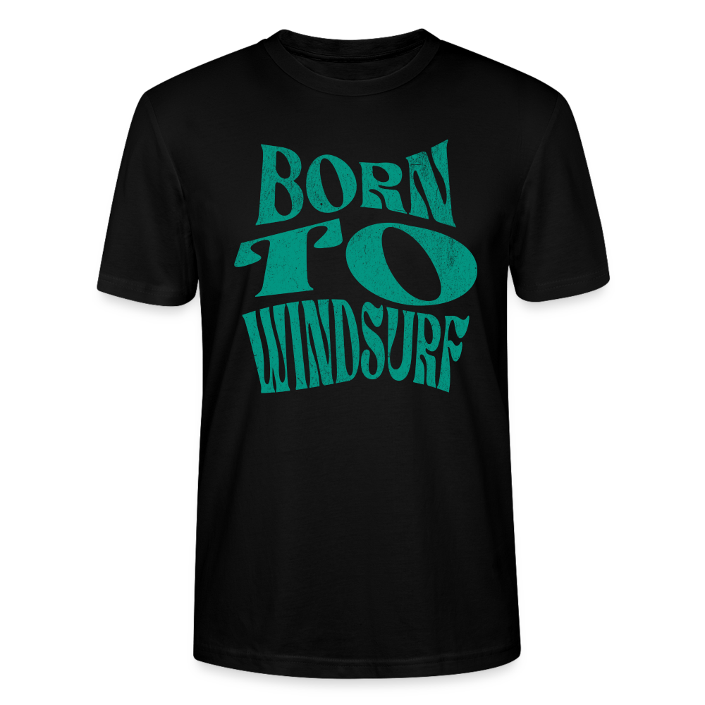 Unisex T-Shirt CRAFTER -born to windsurf- - Schwarz