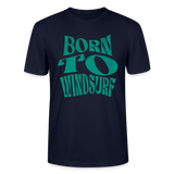 Unisex T-Shirt CRAFTER -born to windsurf- - Navy