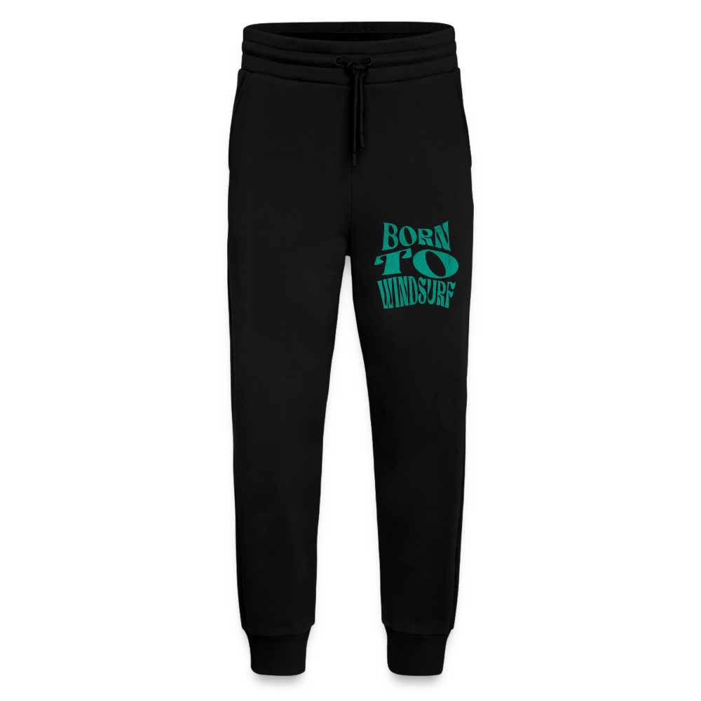 Relaxed Jogginghose -born to windsurf- - SOLID BLACK