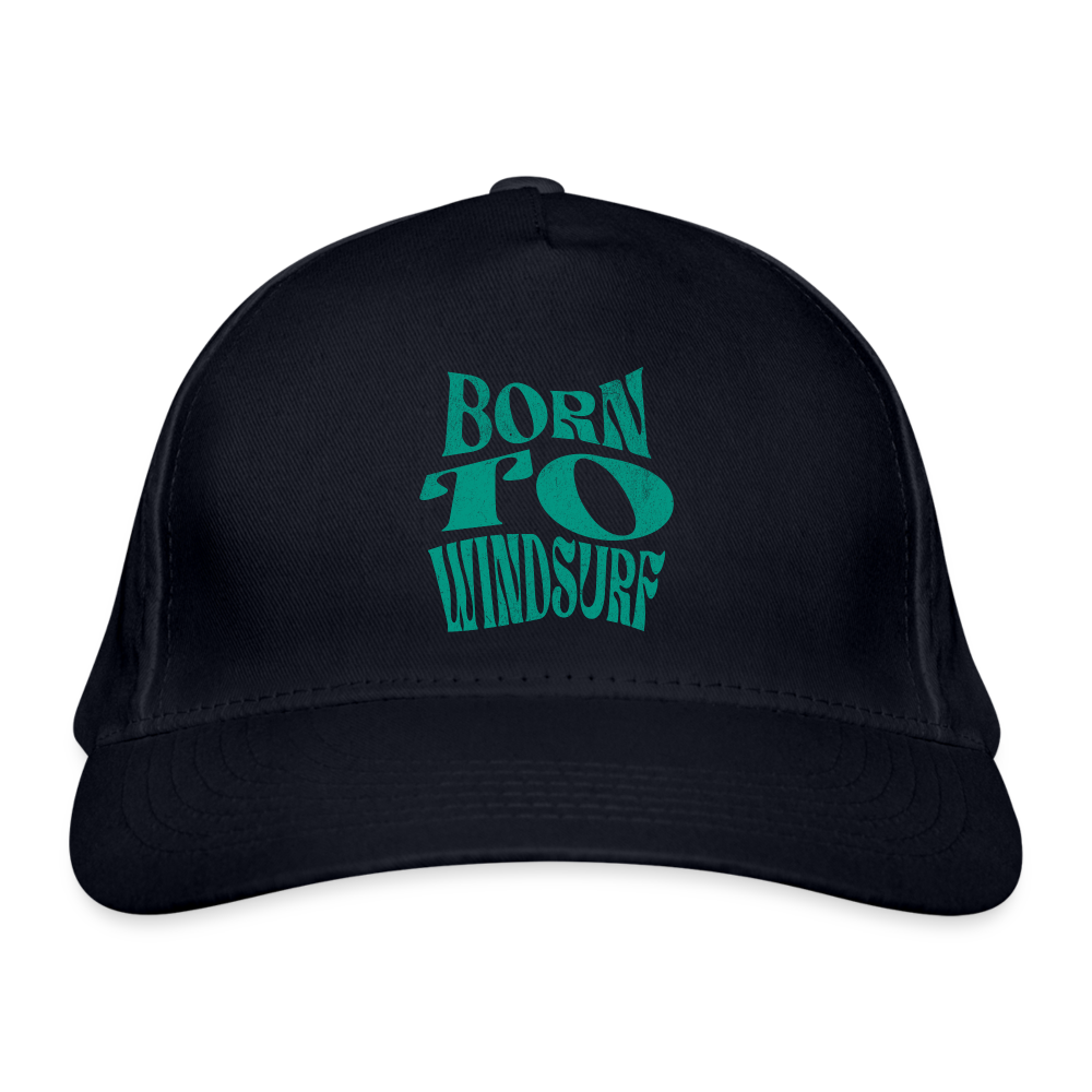 Baseballkappe -born to windsurf- - Navy