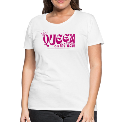 Frauen Premium T-Shirt -Queen on the wave- - Weiß