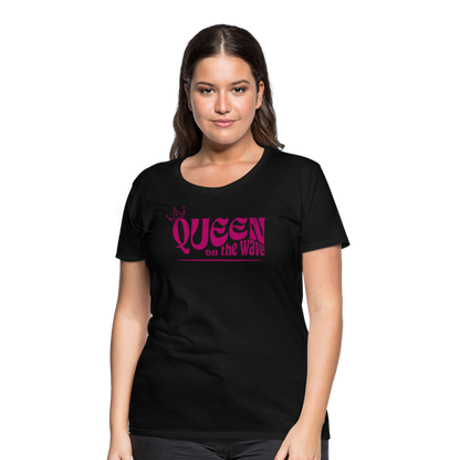 Frauen Premium T-Shirt -Queen on the wave- - Schwarz