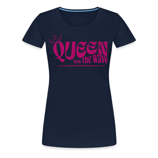 Frauen Premium T-Shirt -Queen on the wave- - Navy