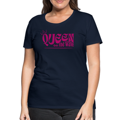 Frauen Premium T-Shirt -Queen on the wave- - Navy