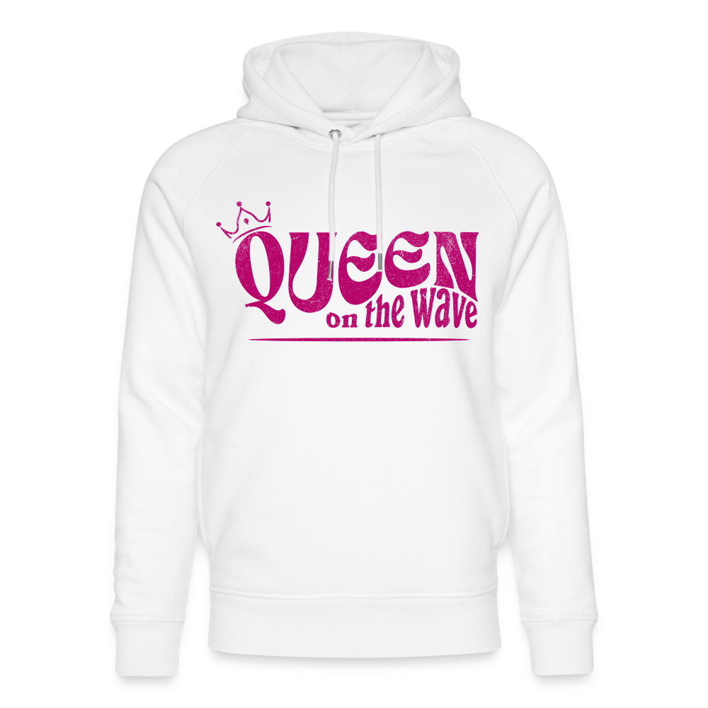 Unisex Hoodie -Queen on the wave- - Weiß