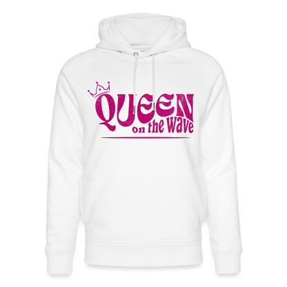 Unisex Hoodie -Queen on the wave- - Weiß