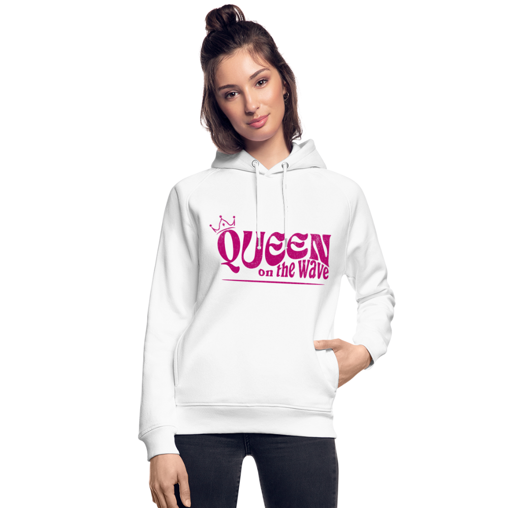 Unisex Hoodie -Queen on the wave- - Weiß