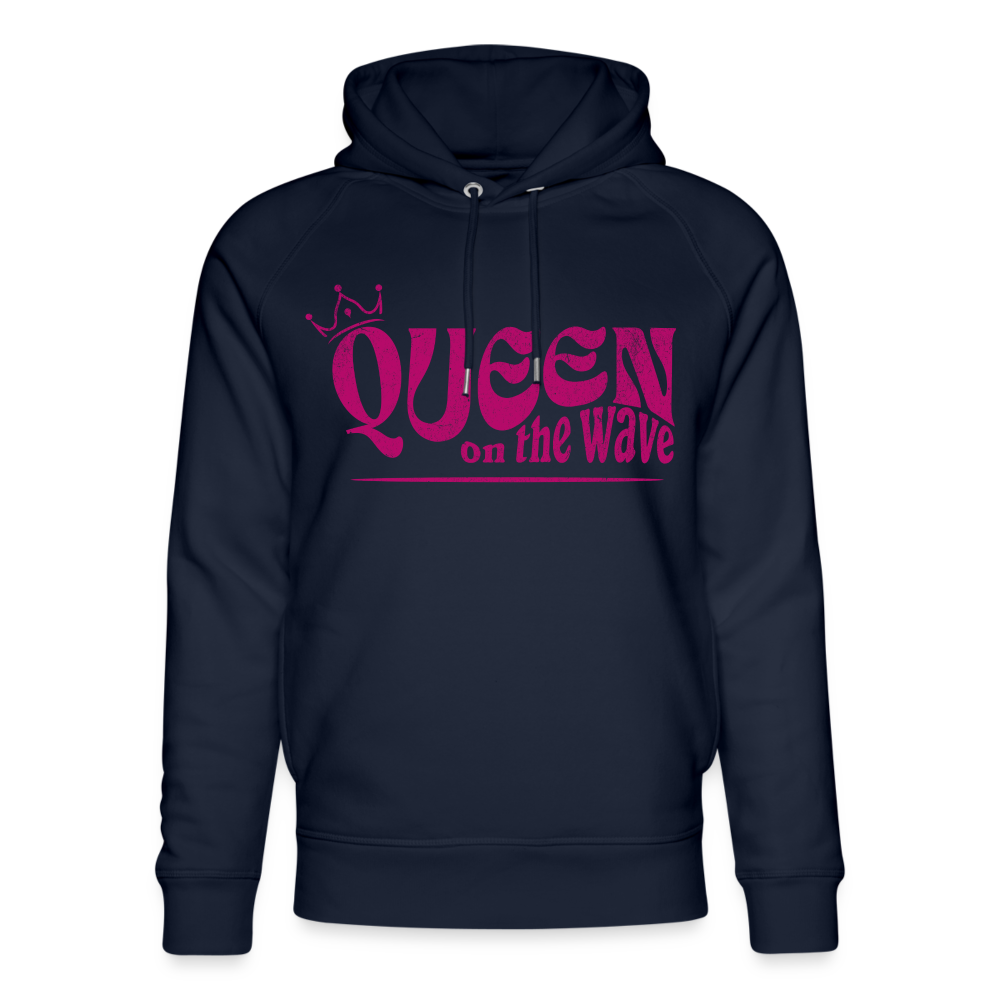 Unisex Hoodie -Queen on the wave- - Navy