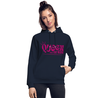 Unisex Hoodie -Queen on the wave- - Navy