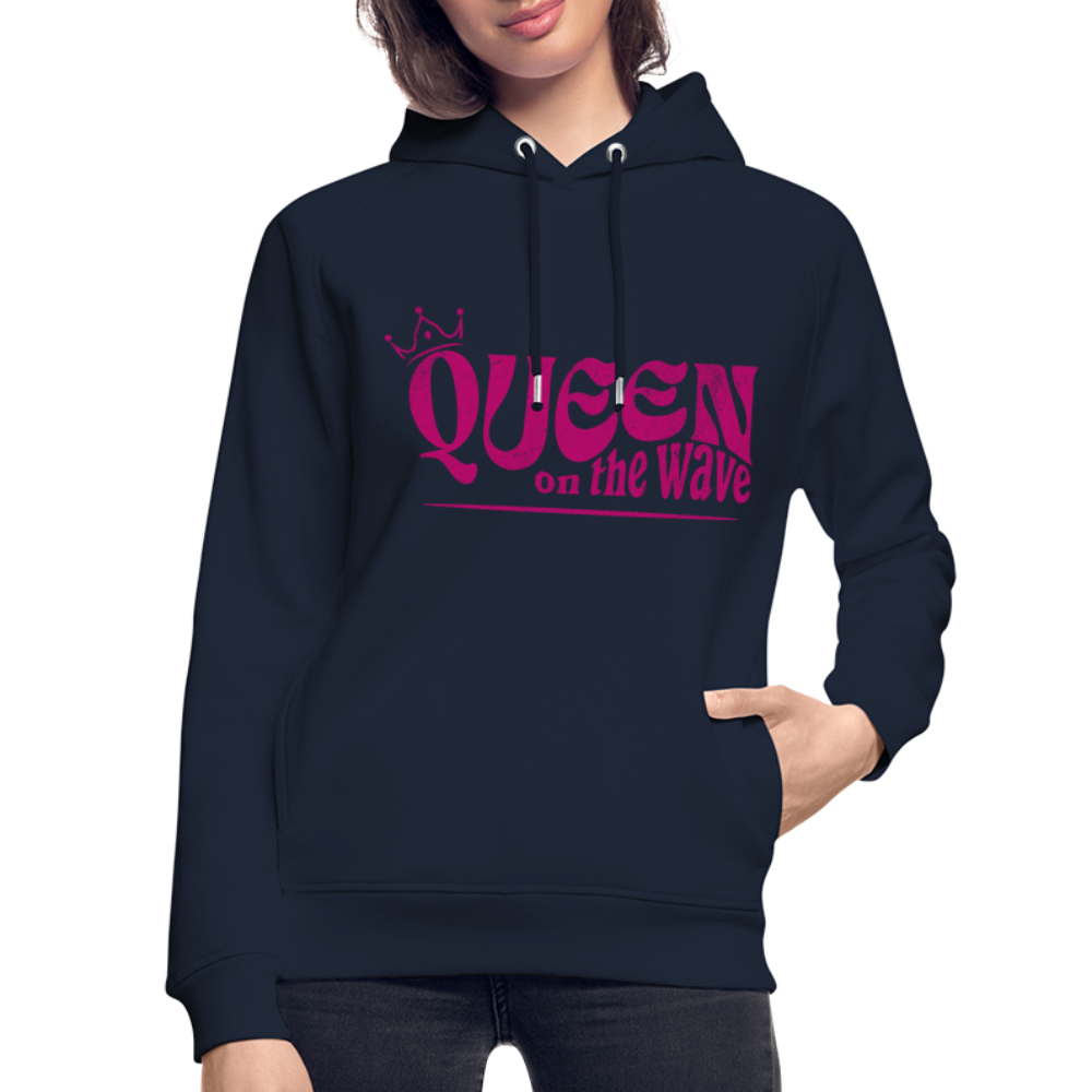 Unisex Hoodie -Queen on the wave- - Navy