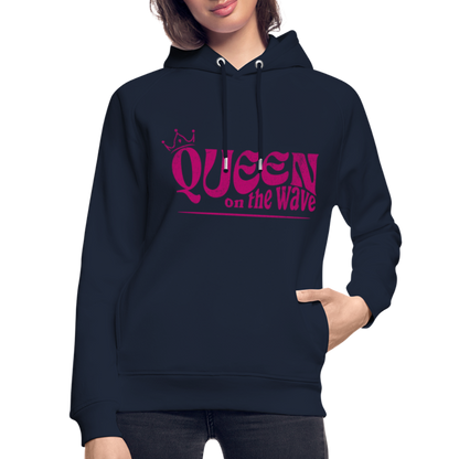 Unisex Hoodie -Queen on the wave- - Navy