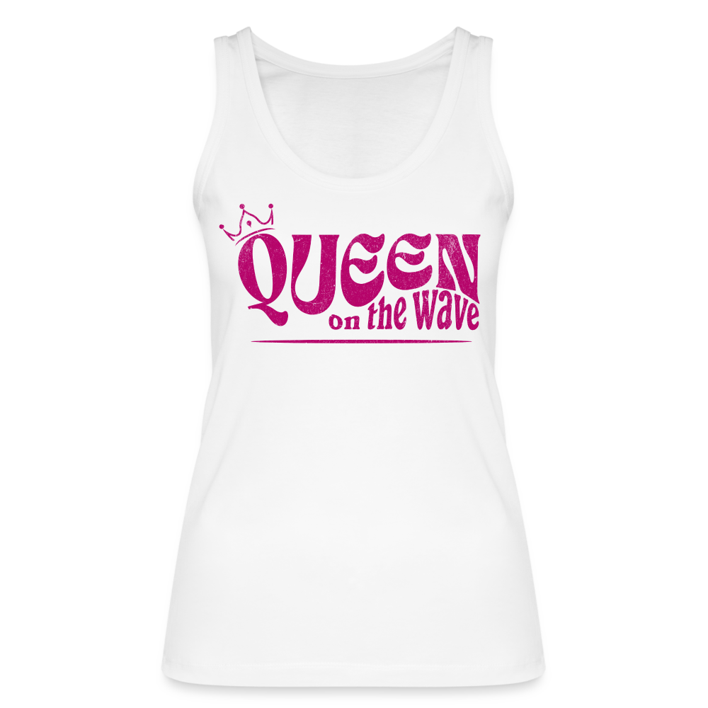 Frauen Tank Top -Queen on the wave- - Weiß