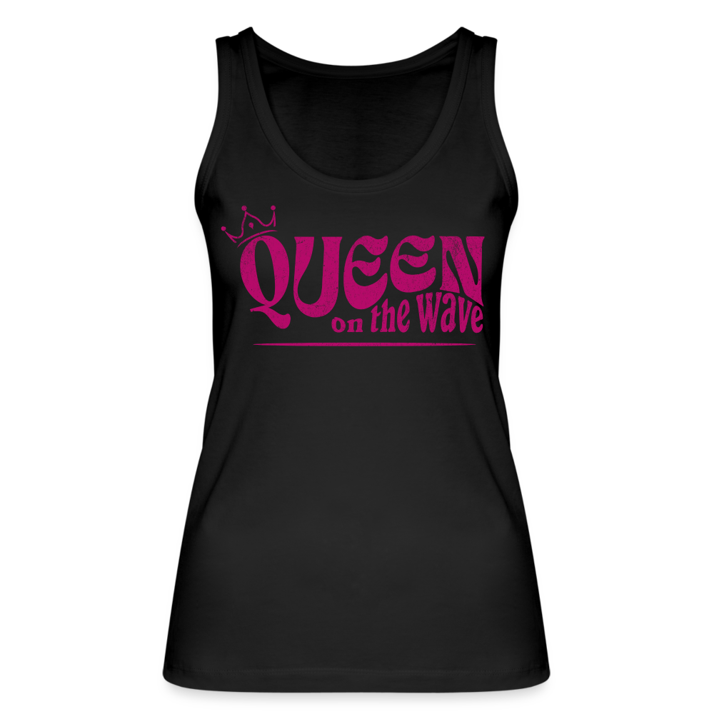 Frauen Tank Top -Queen on the wave- - Schwarz