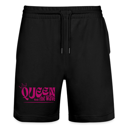 Unisex Bio Joggingshorts -Queen on the wave- - Schwarz