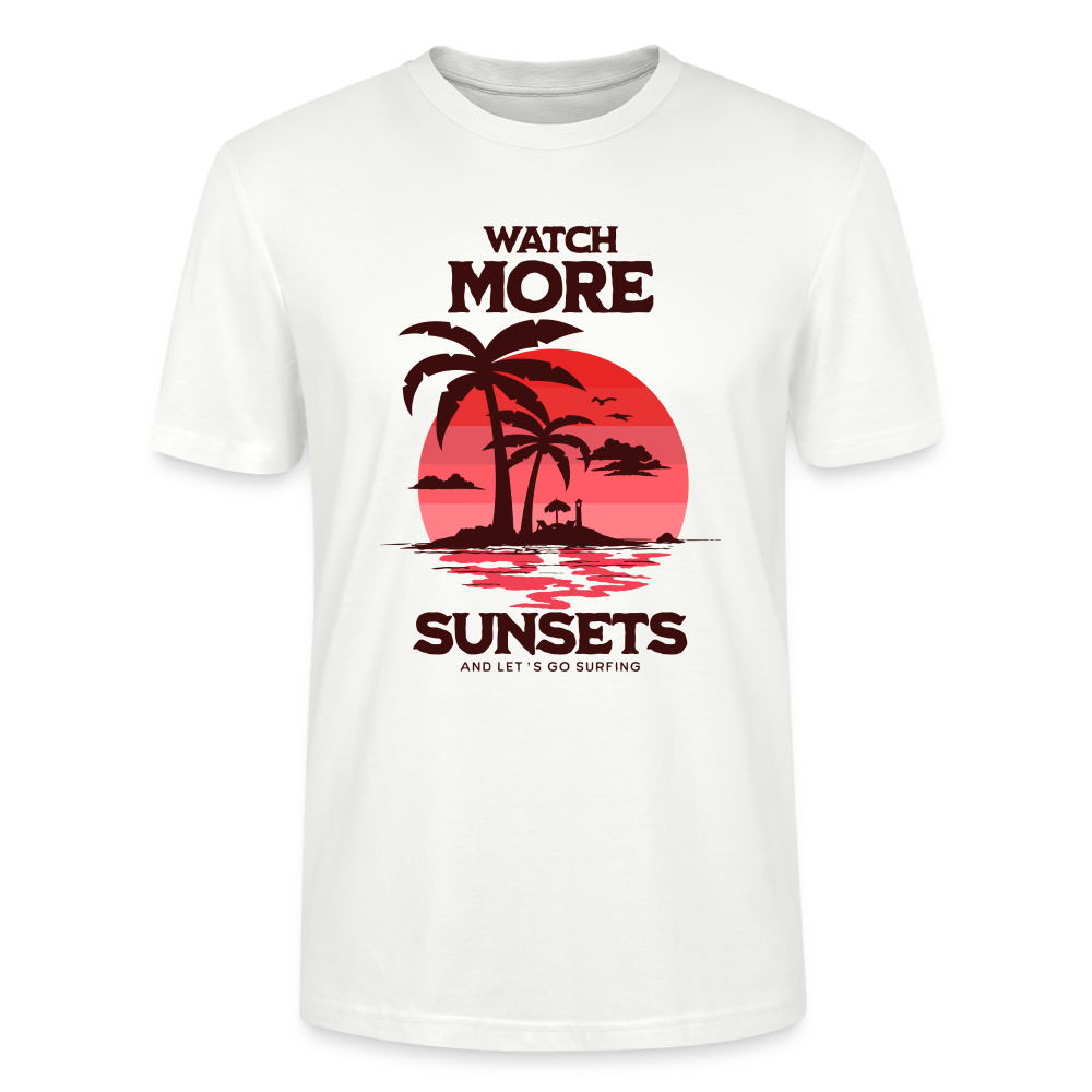 Unisex T-Shirt - watch more sunsets - Weiß