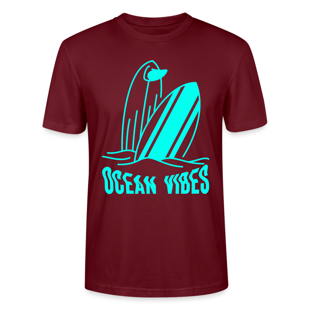 Unisex T-Shirt CRAFTER -ocean vibes- - Burgunderrot