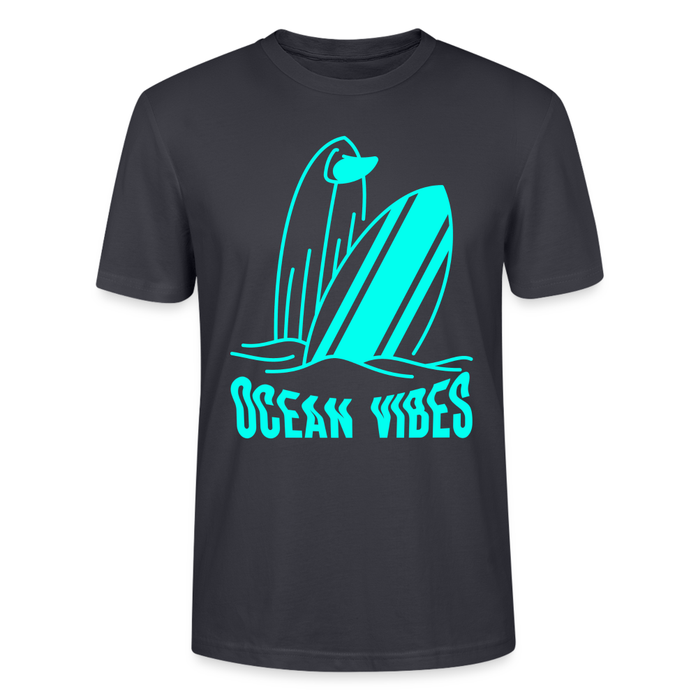 Unisex T-Shirt CRAFTER -ocean vibes- - Dunkles Graublau