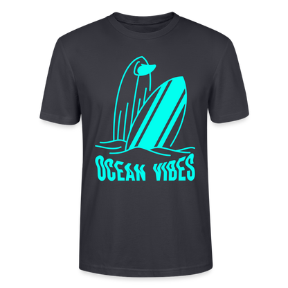 Unisex T-Shirt CRAFTER -ocean vibes- - Dunkles Graublau