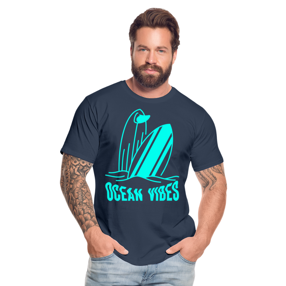 Männer Premium T-Shirt -ocean vibes- - Navy