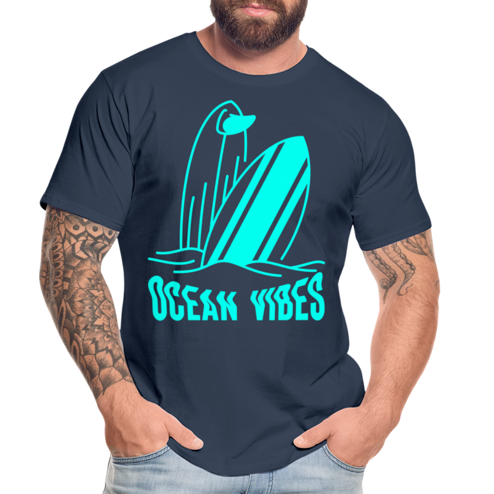 Männer Premium T-Shirt -ocean vibes- - Navy