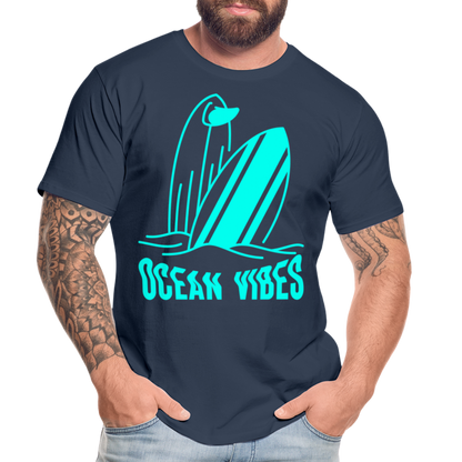 Männer Premium T-Shirt -ocean vibes- - Navy