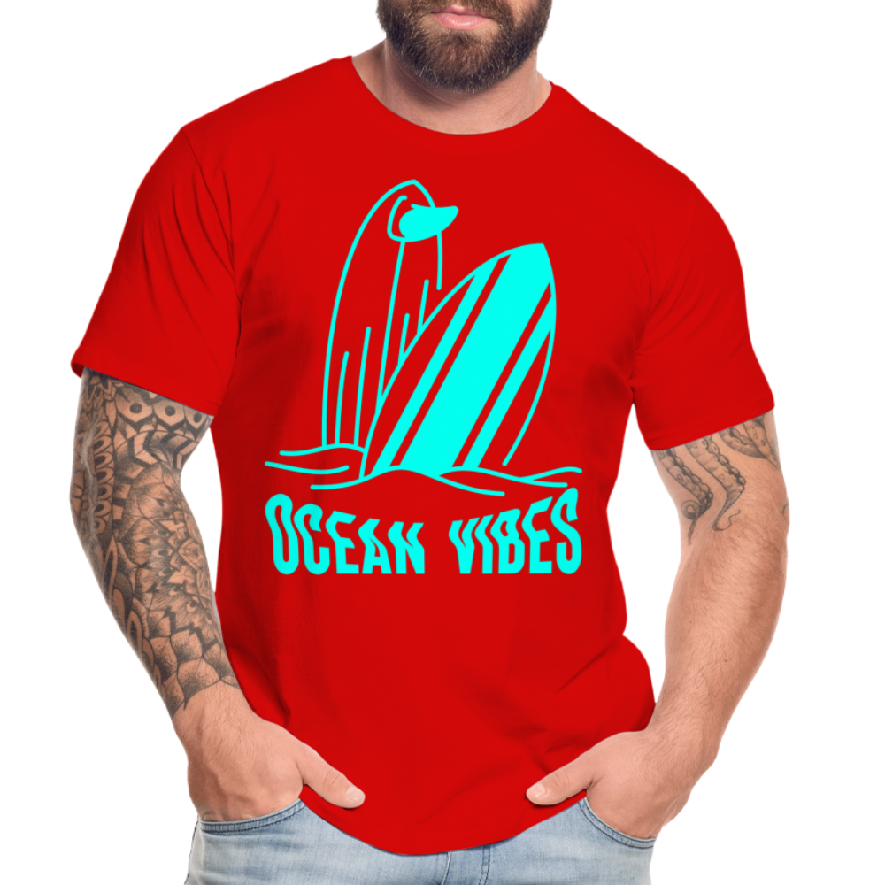 Männer Premium T-Shirt -ocean vibes- - Rot