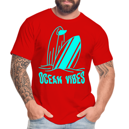 Männer Premium T-Shirt -ocean vibes- - Rot