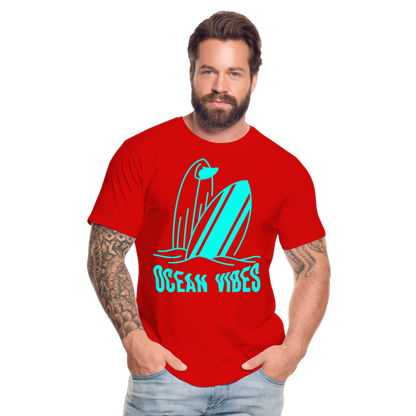 Männer Premium T-Shirt -ocean vibes- - Rot