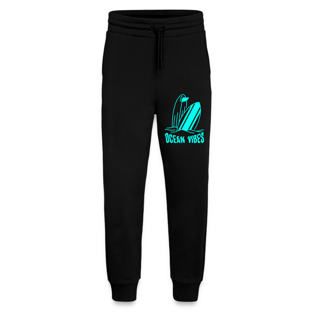 Relaxed Jogginghose -ocean vibes- - SOLID BLACK