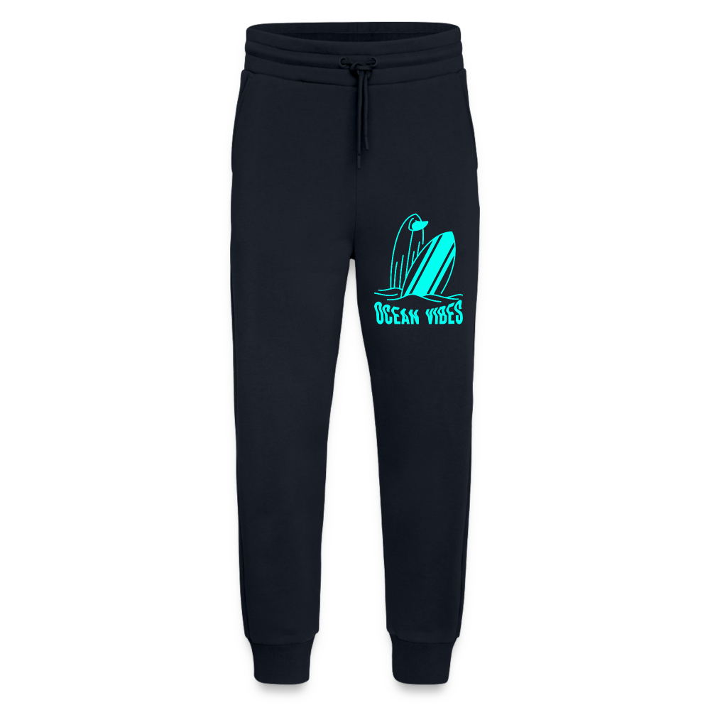 Organic Relaxed Jogginghose -ocean vibes- - DARK NAVY