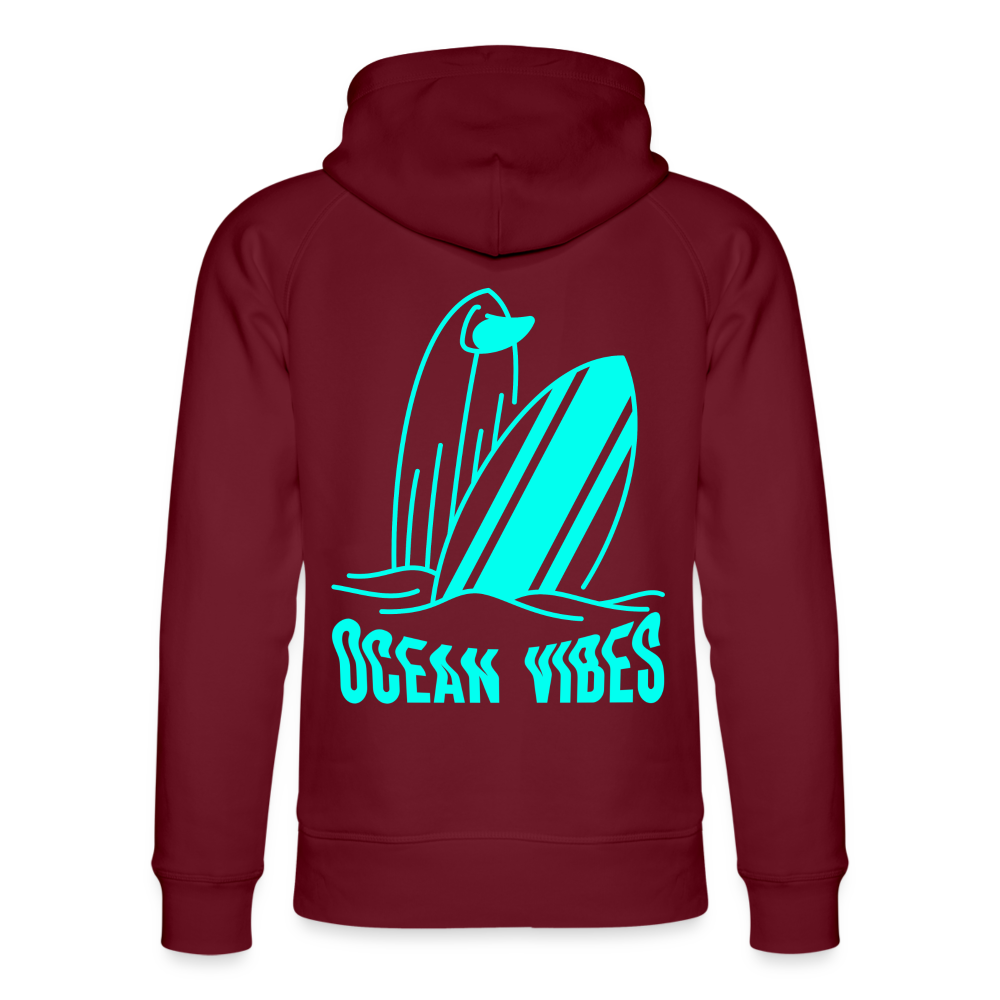 Unisex Hoodie -ocean vibes- - Burgunderrot