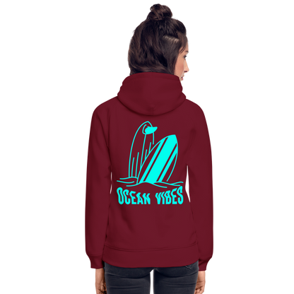 Unisex Hoodie -ocean vibes- - Burgunderrot