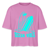 Frauen Boxy Bio-T-Shirt -ocean vibes- - Pink