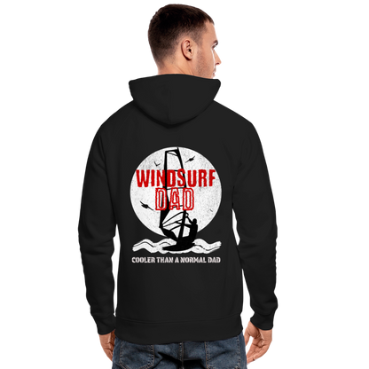 Unisex Bio-Hoodie -windsurf dad- - Schwarz