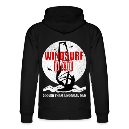 Unisex Bio-Hoodie -windsurf dad- - Schwarz