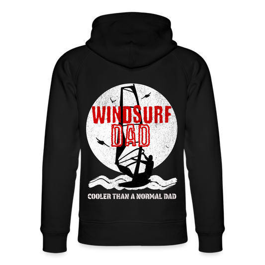 Unisex Bio-Hoodie -windsurf dad- - Schwarz